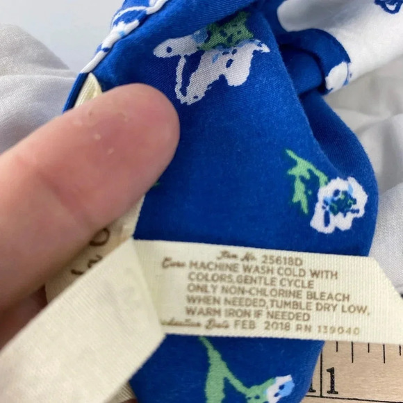 Matilda Jane Womens Medium Day Tripping Blue Floral Dress Long Sleeve Flowy Boho - Picture 5 of 7